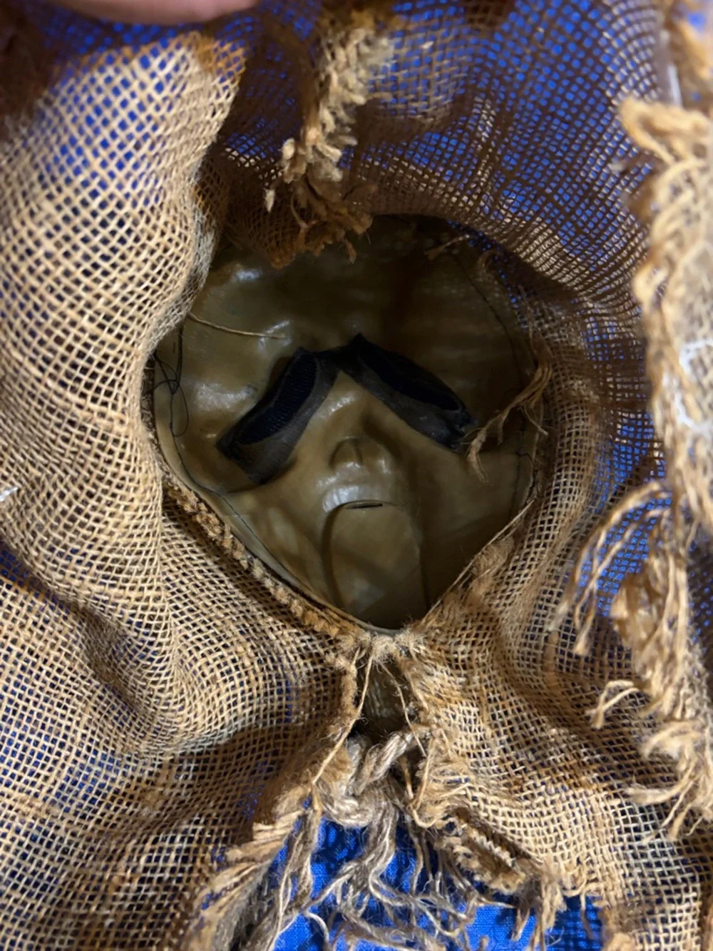 Scarecrow GHOSTFACE Youth Mask Scream 4 Burlap Ghost Face Easter Unlimted
